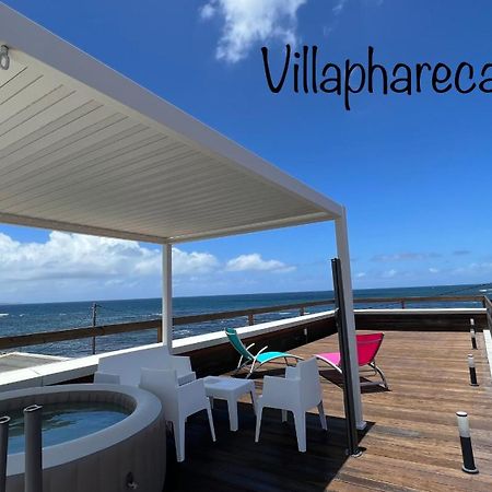 Villa Phare Caraibes Guadeloupe - Rooftop Jacuzzi & Ocean View Le Moule Kültér fotó