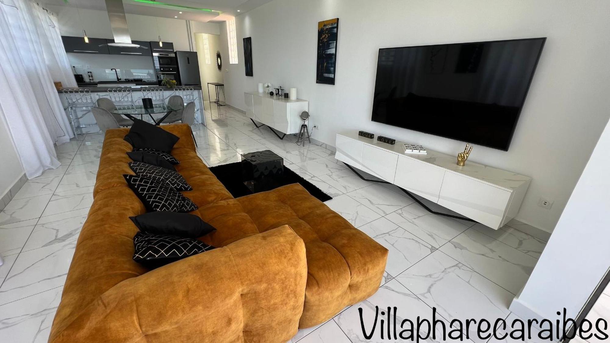 Villa Phare Caraibes Guadeloupe - Rooftop Jacuzzi & Ocean View Le Moule Kültér fotó